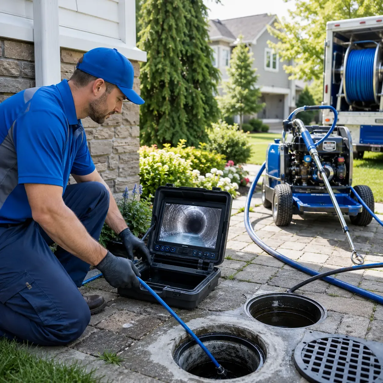 Outdoor drain cleaning professionals serving Lamoure, ND